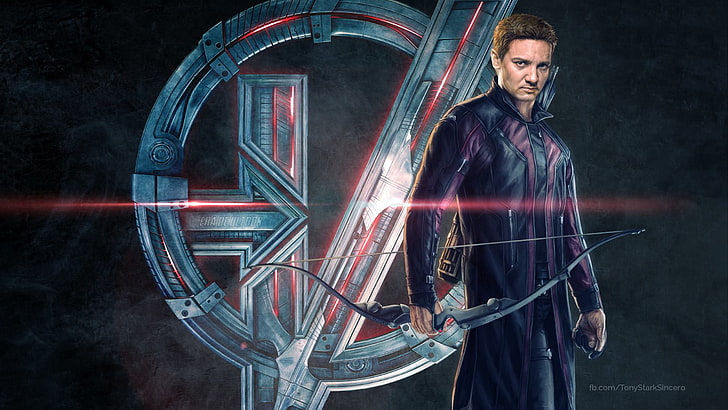 Hawkeye wallpaper, The Avengers, Avengers: Age of Ultron, superhero, HD wallpaper