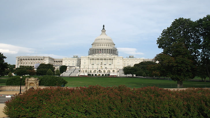 Washington, D.C., building exterior, architecture, plant, built structure, HD wallpaper