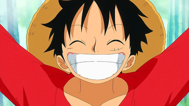 One Piece Luffy Smiles Wallpaper: Lối nói đùa khôi hài và nụ cười của Luffy là một trong những điều đặc biệt nhất của anh ta. Nếu bạn muốn tạo nên sự vui tươi và lạc quan trên màn hình điện thoại hoặc máy tính của mình, hãy tải về những bộ hình nền về Luffy khi anh ta cười rạng rỡ.