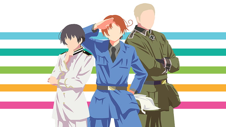 Anime, Hetalia: Axis Powers, Flag, Military Uniform, Minimalist
