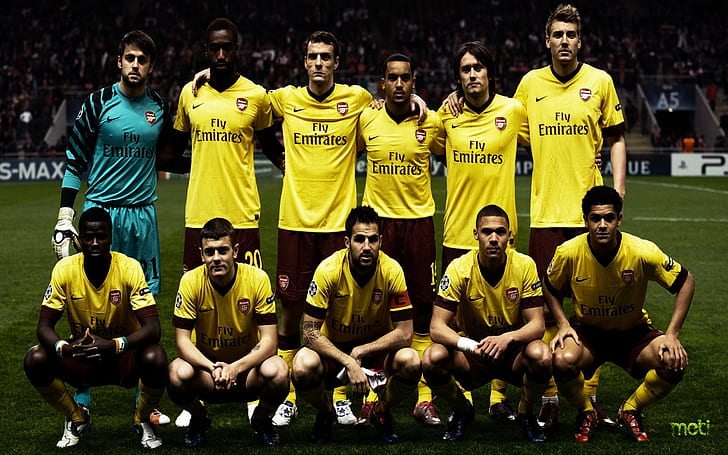Arsenal London Team, champions, league, sport, field, HD wallpaper