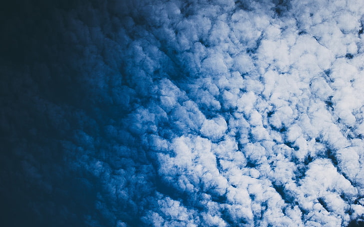 white clouds, sky, cloud - sky, blue, beauty in nature, full frame, HD wallpaper