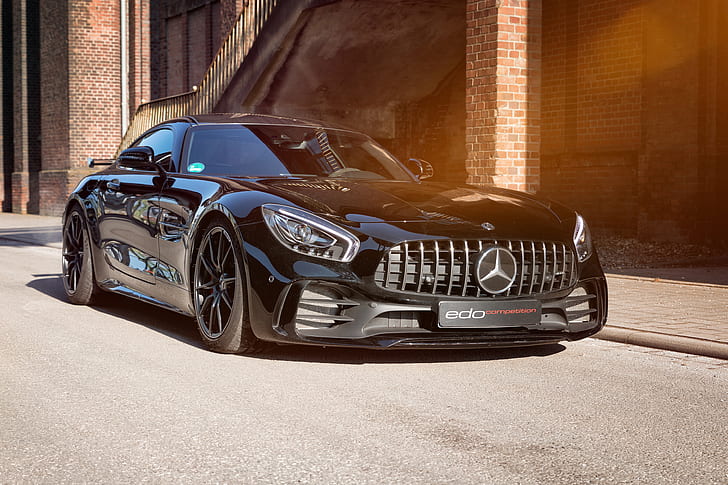 HD wallpaper: Mercedes-Benz, Mercedes-AMG GT R, Black Car, Sport Car,  Supercar | Wallpaper Flare