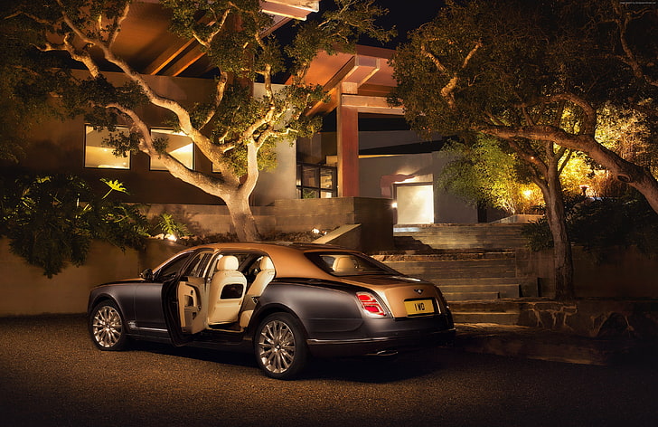 luxury car, Geneva Auto Show 2016, Bentley Mulsanne Extended Wheelbase, HD wallpaper