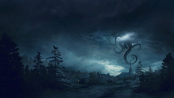 Fantasy Monster Cthulhu  Lovecraft Cthulhu   teahubio 2560X1080  Ultra HD wallpaper  Pxfuel