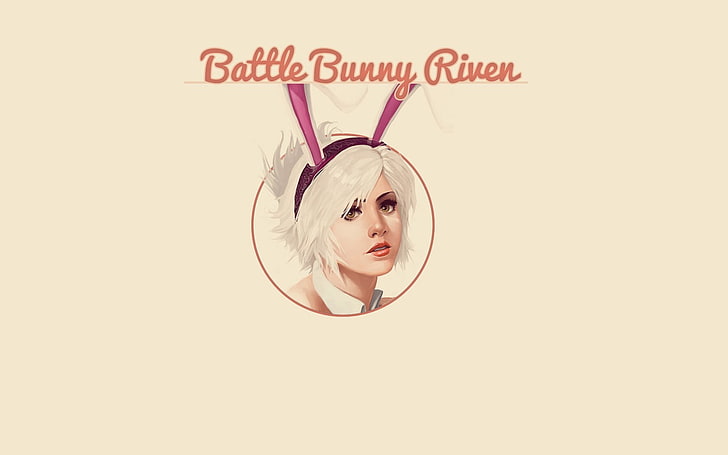Battle Bunny Riven wallpaper, League of Legends, video games