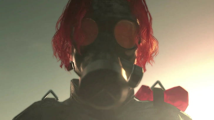 Metal Gear Solid V, The Phantom Pain, Redhead, Gas Masks, Game, HD wallpaper