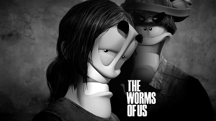 The Worms of Us illustration, humor, video games, The Last of Us