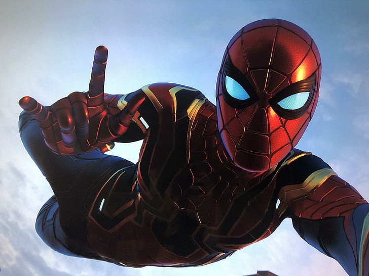 HD wallpaper: Spider-Man, Iron Spider, 4K | Wallpaper Flare