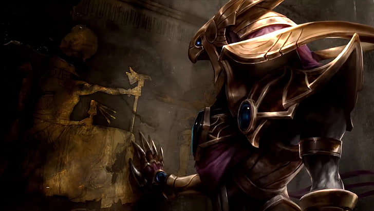 Azir (League of Legends), Summoner's Rift, video games, Solo mid, HD wallpaper