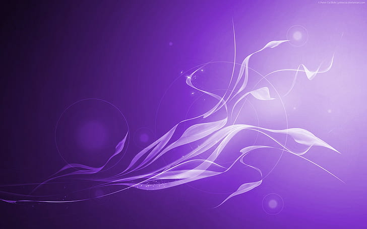 abstract, purple background, shapes, digital art, HD wallpaper