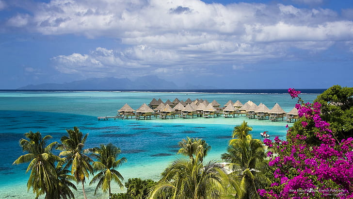 Bora Bora Paradise, French Polynesia, Islands, HD wallpaper