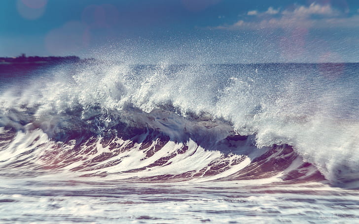 Coast Waves, HD wallpaper