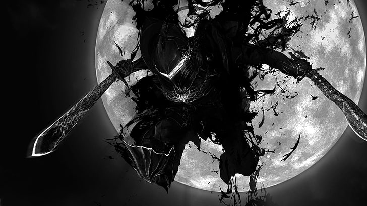 black and gray game character digital wallpaper, sword, Fate/Zero, HD wallpaper