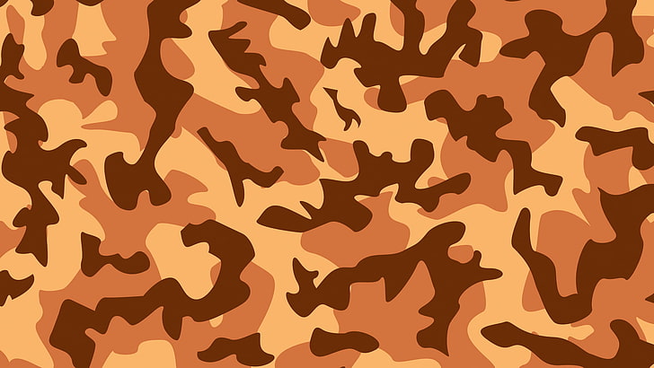brown and black camouflage pattern, War, Army, Soldier, Texture