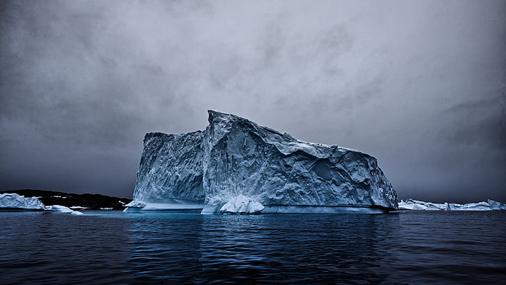 ice berg, nature, landscape, iceberg, snow, reflection, iceberg - Ice Formation, HD wallpaper