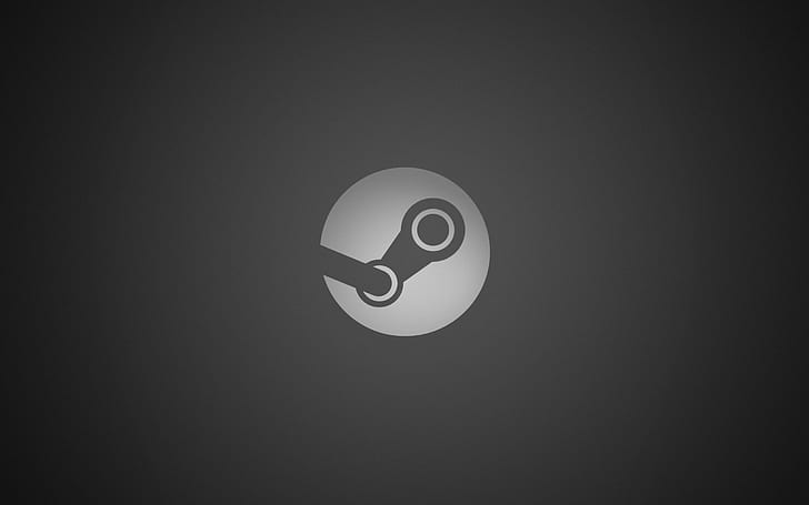 Steam (software), PC Master  Race, gray background, HD wallpaper