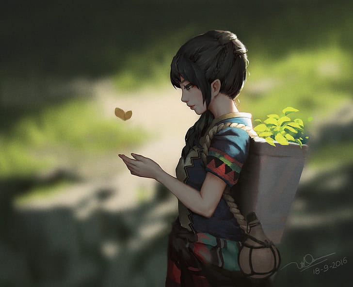 fantasy art, butterfly
