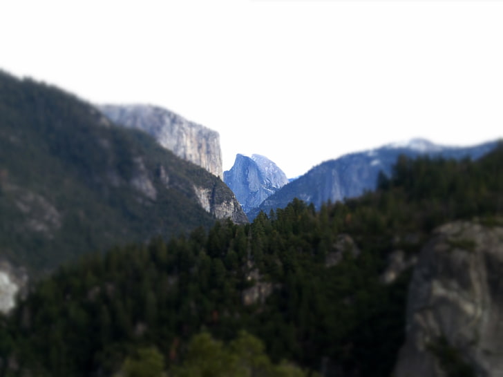 California, landscape, Yosemite National Park, mountain, sky, HD wallpaper