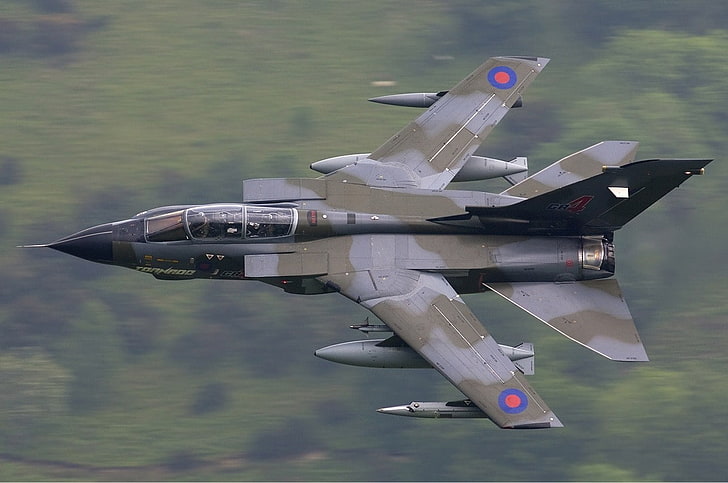 Panavia Tornado, jet fighter, airplane, aircraft, sky, military aircraft