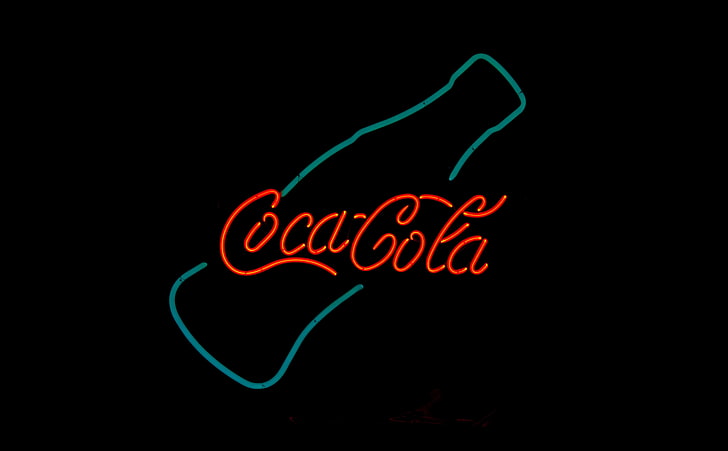 Texas Coca-Cola, Coca-Cola art illustration, Aero, Black, united states, HD wallpaper