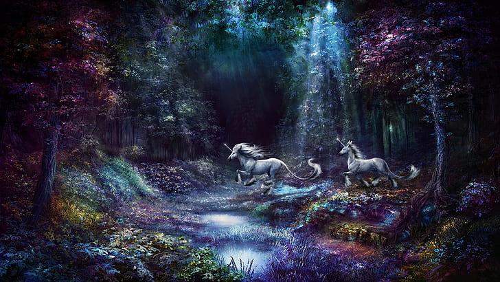HD wallpaper: horse, unicorn, legendary creature, folklore, myth ...