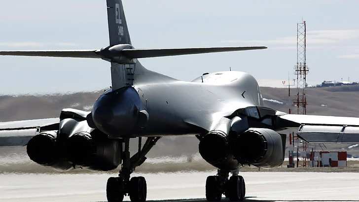 military aircraft, airplane, jets, sky, Rockwell B-1 Lancer