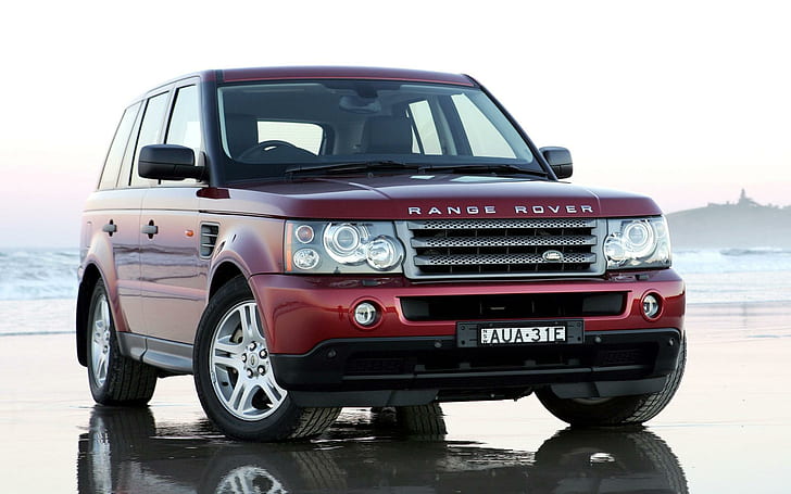 2005 Land Rover Range Rover, red range rover discovery, cars, HD wallpaper