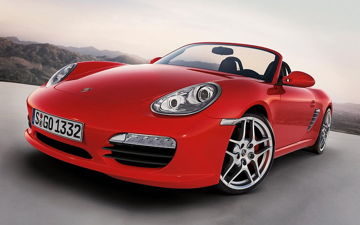 car, red cars, Porsche, vehicle, Porsche Boxster, motor vehicle