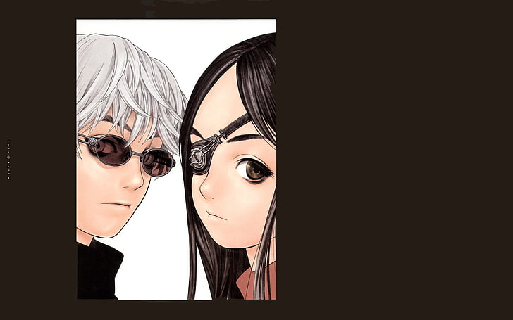 Murata Range, original characters, glasses, fashion, studio shot, HD wallpaper