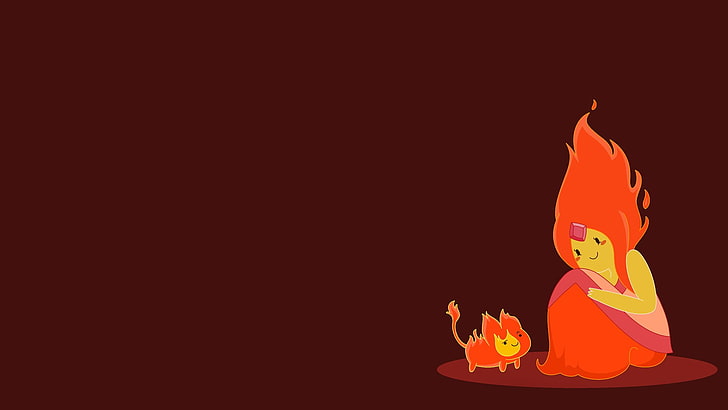 Adventure Time, Flame Princess, copy space, representation