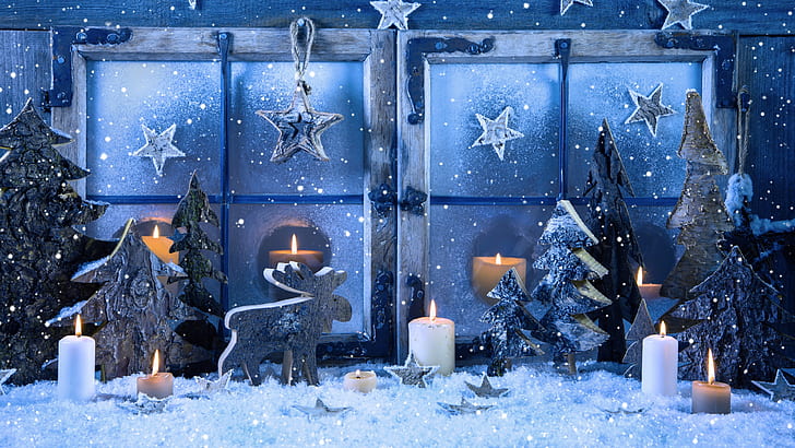 christmas decoration 4k  for mac computers, HD wallpaper