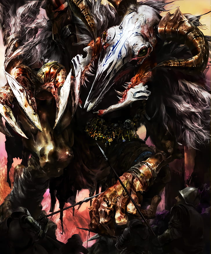 Shingeki no Bahamut, Gruesome (Shingeki no Bahamut), demon, HD wallpaper