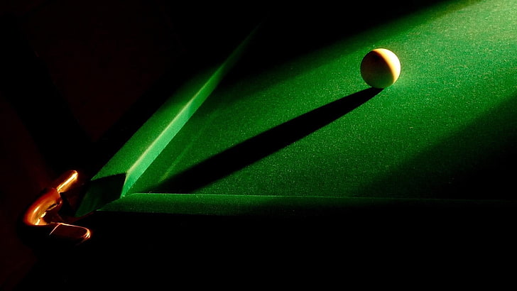 snooker sports balls billiard balls pool table lights shadow, HD wallpaper