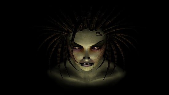 female character illustration, StarCraft, Sarah Kerrigan, Queen of Blades HD wallpaper
