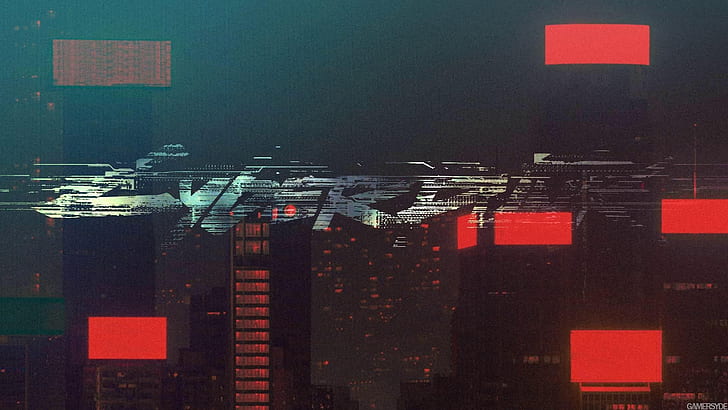 Cyberpunk 2077, CD Projekt RED, video games, logotype, HD wallpaper