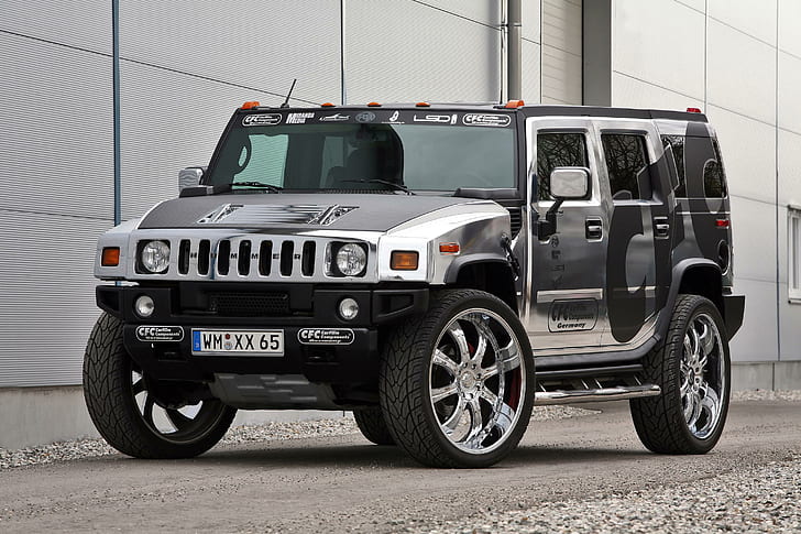 hummer, h2, cfc, side view