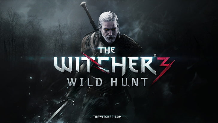 The Witcher's Wind Hunt poster, The Witcher 3: Wild Hunt, video games, HD wallpaper