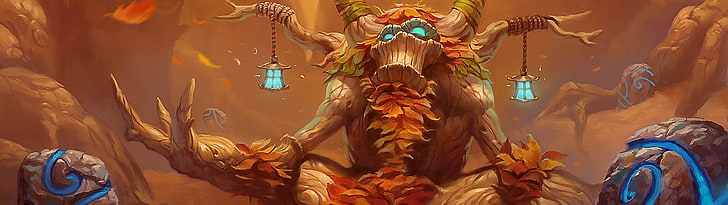 brown monster tree wallpaper, World of Warcraft, Druid, mana tree
