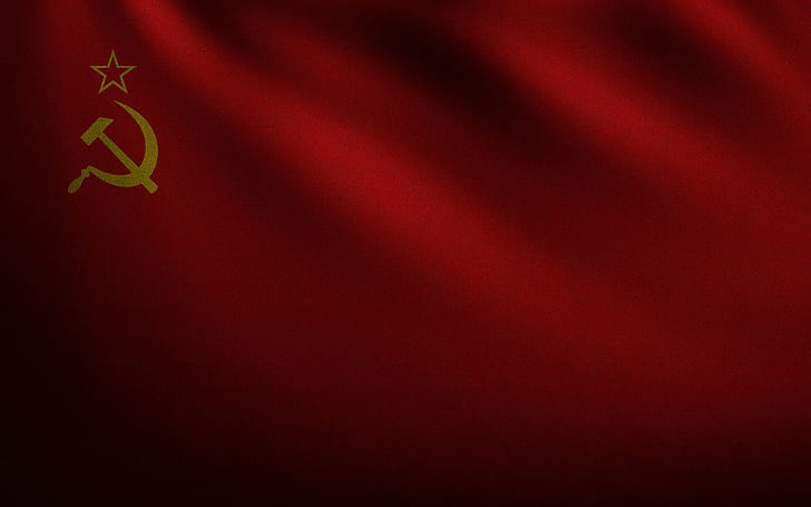 Hd Wallpaper Red Flag Ussr The Hammer And Sickle Waving The Images, Photos, Reviews