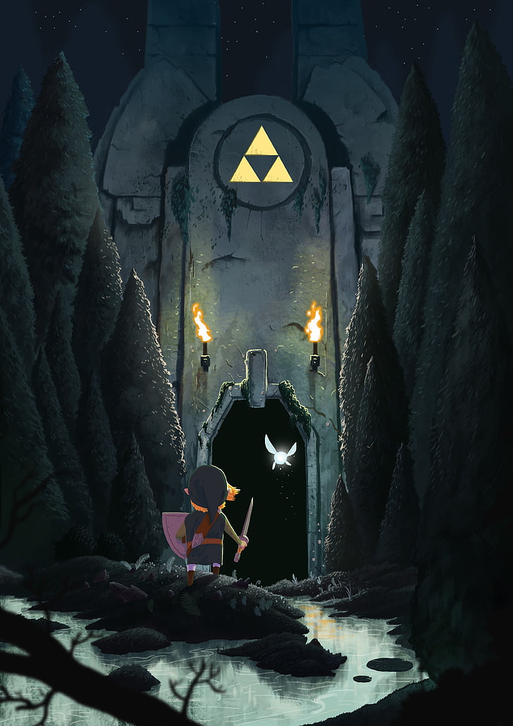 HD wallpaper: black and gray cartoon wallpaper, The Legend of Zelda, Link,  video games | Wallpaper Flare