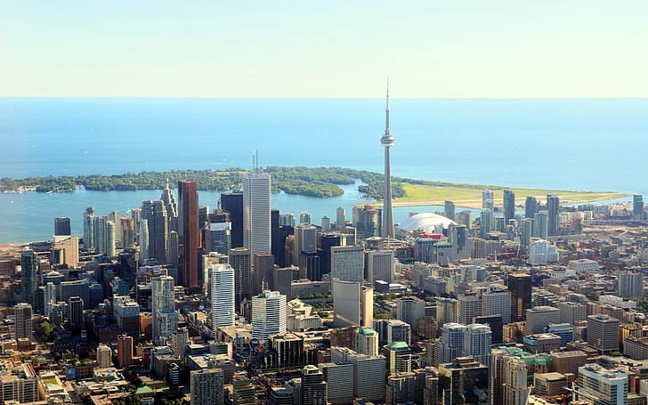 Toronto Canada , aerial view of city, travel and world