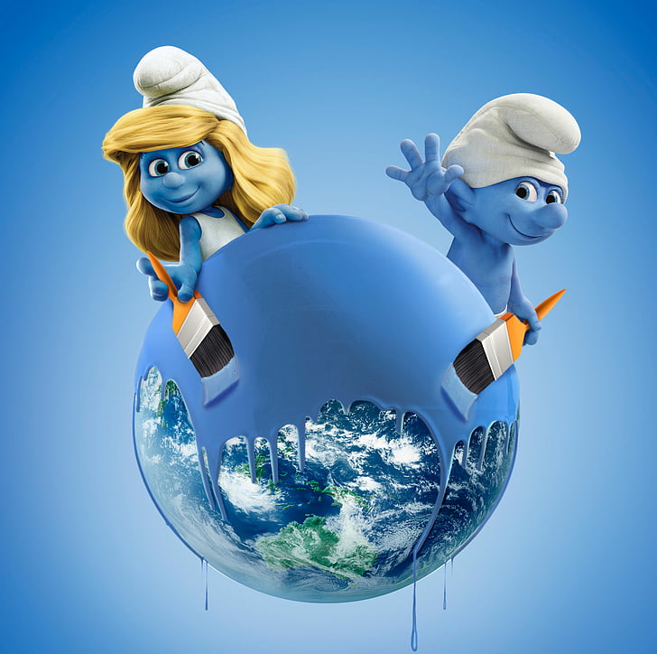 Smurfs wallpaper, Global Smurfs Day, Birthday, Peyo