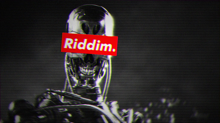 Riddim Dubstep, glitch art, VHS, Terminator, Terminator 2, Terminator 3: Rise of the Machines, HD wallpaper