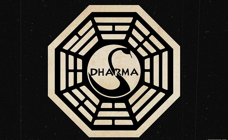 Lost TV Show Dharma, dragon Dharma logo, Movies, geometric shape, HD wallpaper