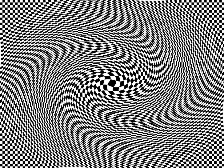 HD wallpaper: black and white checked pattern, Artistic, Psychedelic |  Wallpaper Flare