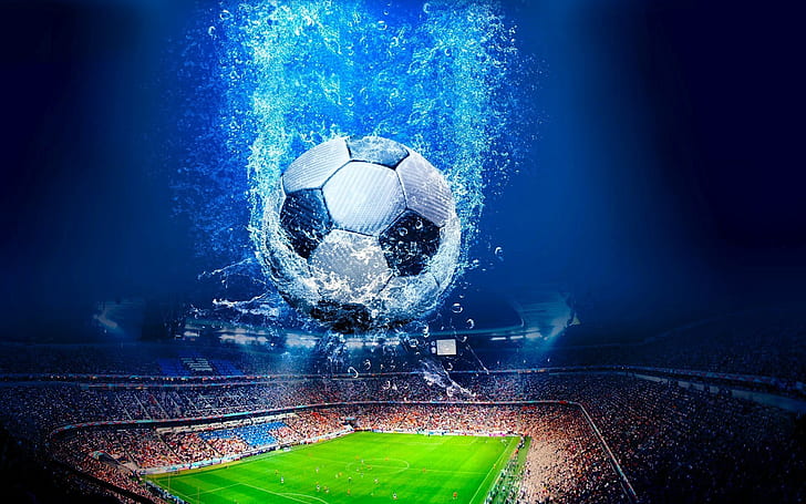 720x1208px | free download | HD wallpaper: Fantasy Football Stadium, white  and black soccer ball, people | Wallpaper Flare
