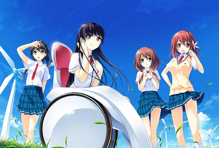 school uniform, anime girls, If My Heart Had Wings, Habane Kotori, HD wallpaper