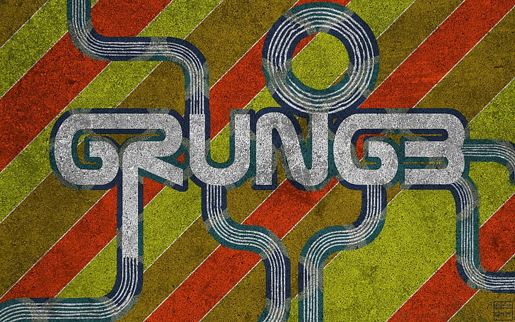 blue, yellow, and red area rug, grunge, texture, typography, gritty, HD wallpaper
