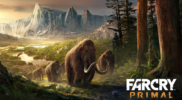 Far Cry Primal, Farcry Primal wallpaper, Games, mountain, water